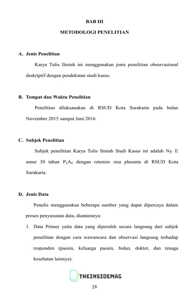 Detail Contoh Kti Lengkap Nomer 20