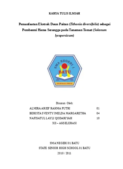 Detail Contoh Kti Lengkap Nomer 25