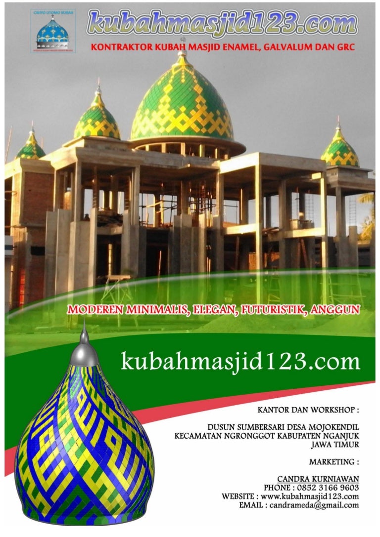 Detail Contoh Kubah Masjid Minimalis Nomer 48
