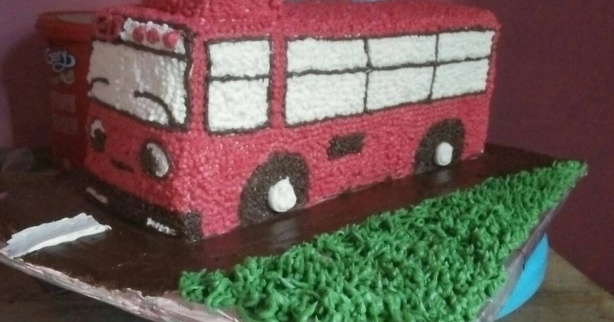 Detail Contoh Kue Ulang Tahun Gambar Tayo Nomer 22