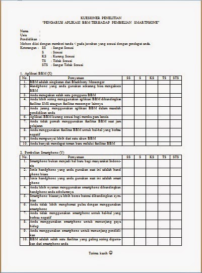 Detail Contoh Kuesioner Penelitian Kesehatan Nomer 18