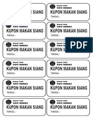 Detail Contoh Kupon Makan Nomer 18