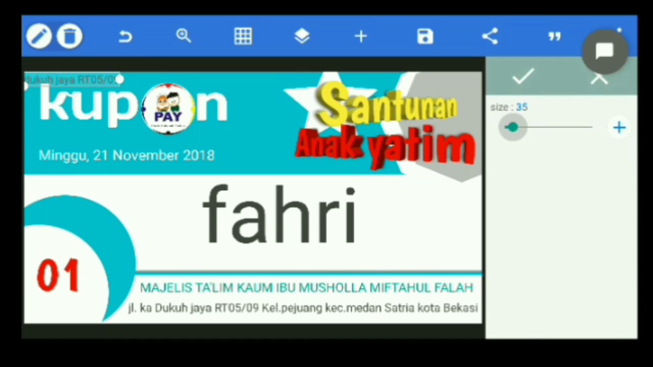 Detail Contoh Kupon Santunan Anak Yatim Nomer 14