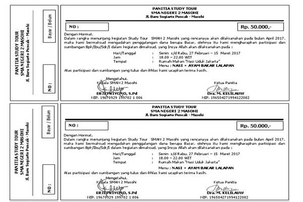 Detail Contoh Kupon Undian Sederhana Nomer 7