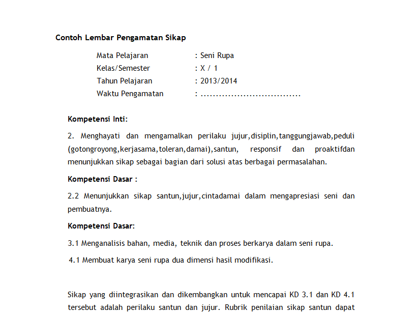 Detail Contoh Kurikulum 2013 Nomer 46