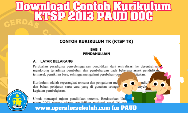 Detail Contoh Kurikulum Paud Nomer 32