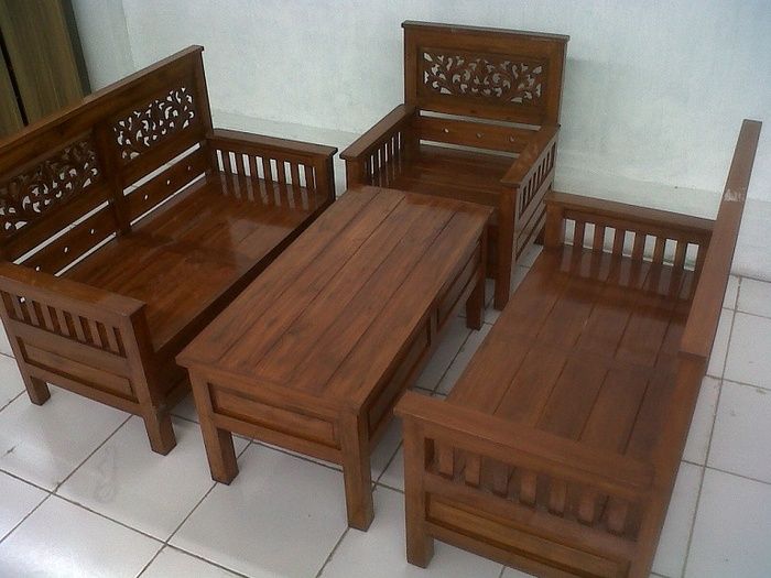 Detail Contoh Kursi Kayu Minimalis Nomer 2