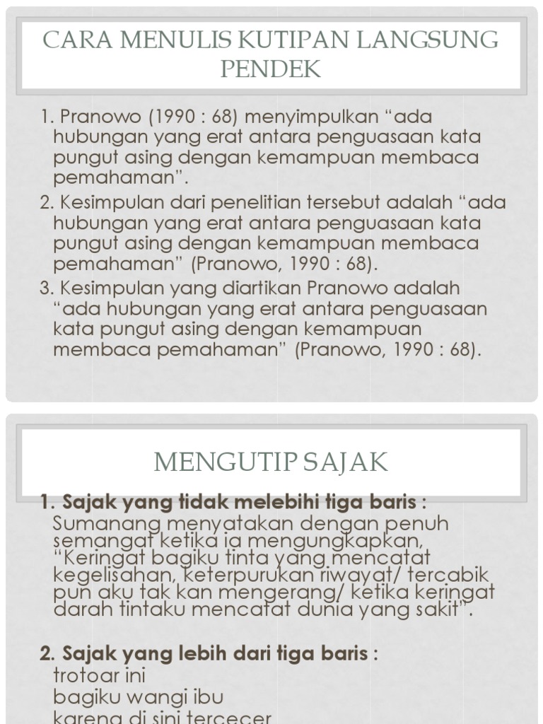 Detail Contoh Kutipan Langsung Nomer 42