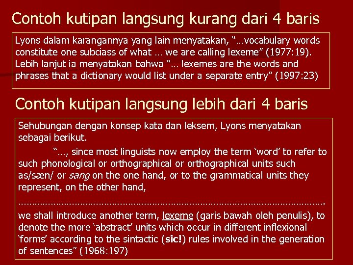 Detail Contoh Kutipan Langsung Nomer 50