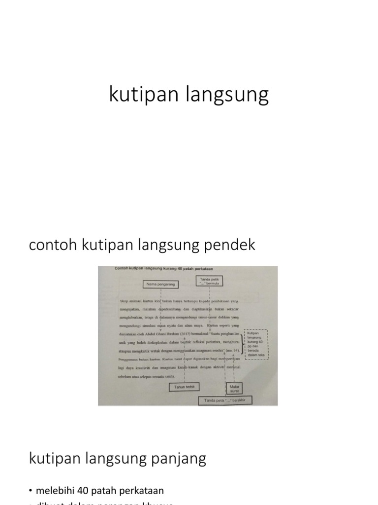 Detail Contoh Kutipan Langsung Panjang Nomer 21