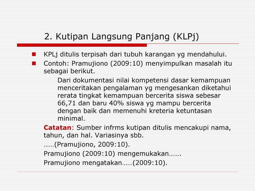 Detail Contoh Kutipan Langsung Panjang Nomer 30