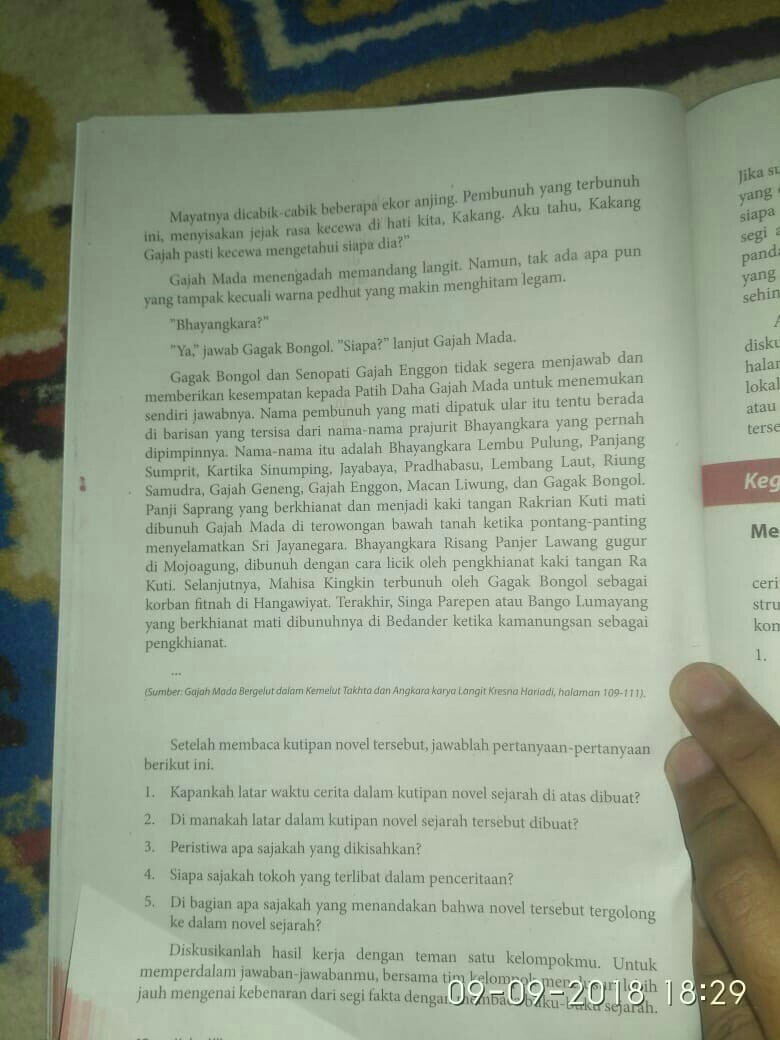 Detail Contoh Kutipan Novel Sejarah Nomer 14