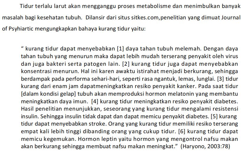 Detail Contoh Kutipan Tidak Langsung Pendek Nomer 16