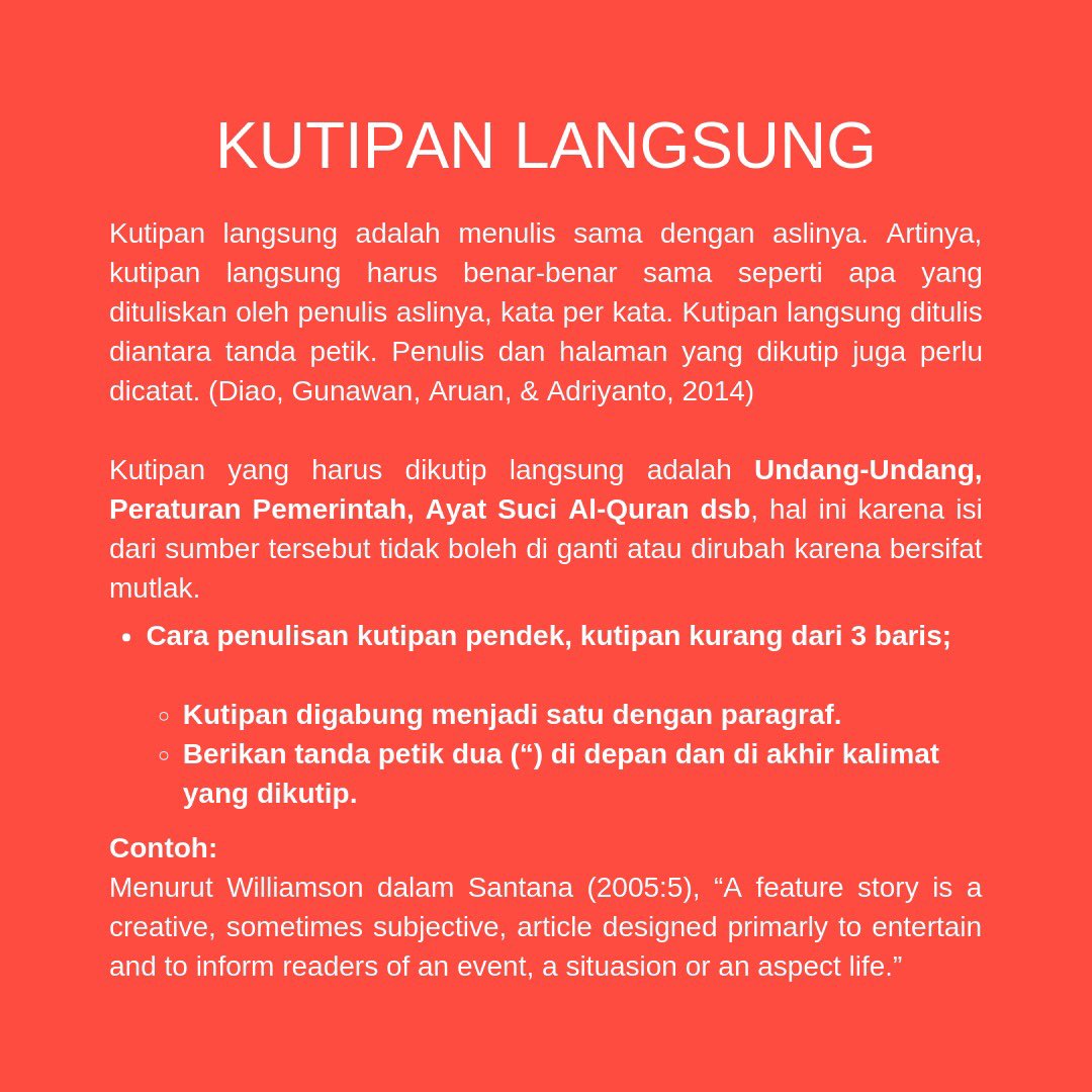 Detail Contoh Kutipan Tidak Langsung Pendek Nomer 17