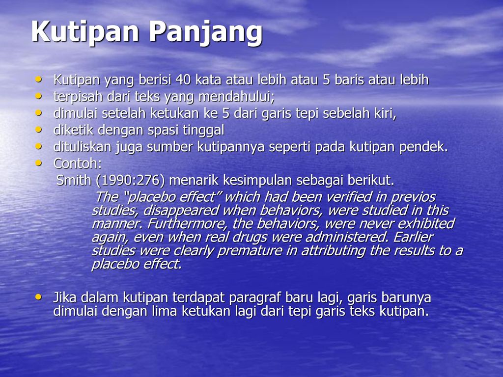 Detail Contoh Kutipan Tidak Langsung Pendek Nomer 31