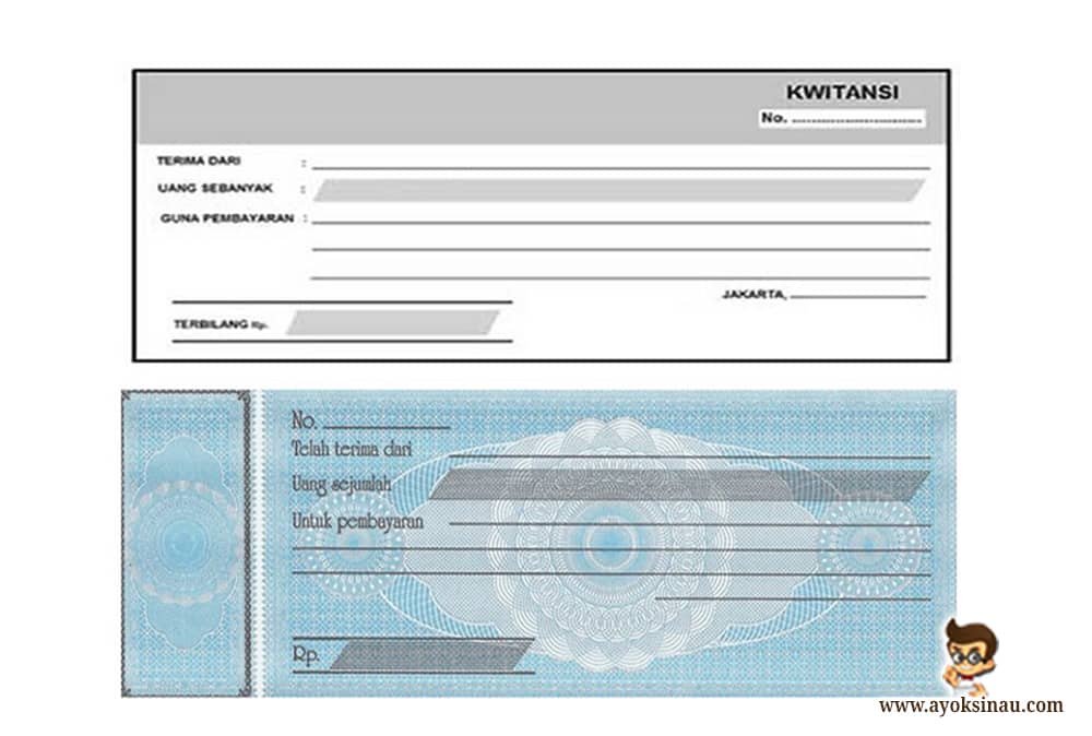 Detail Contoh Kwitansi Atau Kuitansi Nomer 22