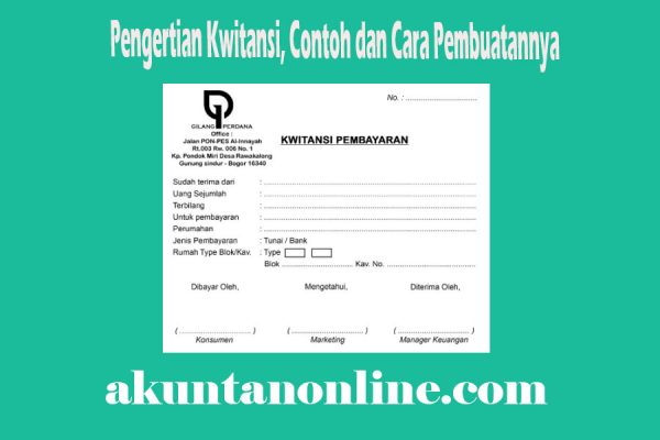 Detail Contoh Kwitansi Pembayaran Nomer 33