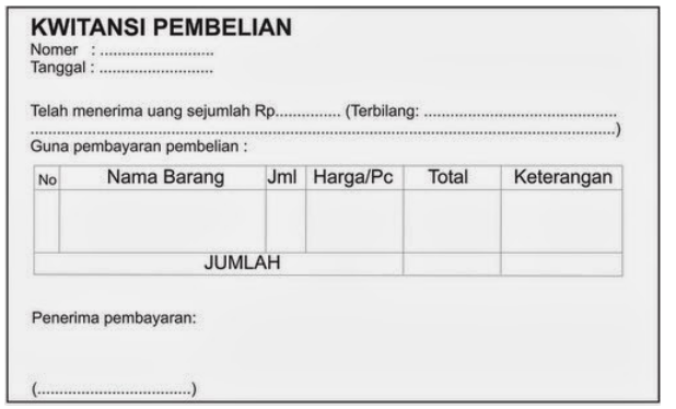 Detail Contoh Kwitansi Pembelian Nomer 36