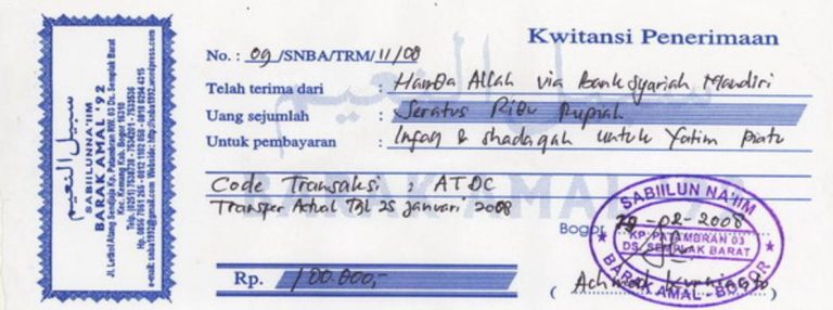 Detail Contoh Kwitansi Penerimaan Uang Nomer 15