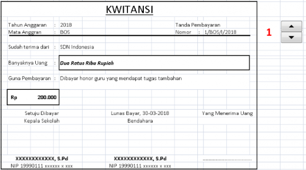 Detail Contoh Kwitansi Penerimaan Uang Nomer 40