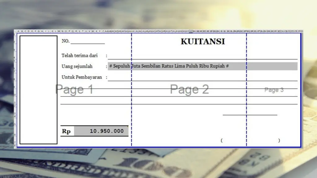 Detail Contoh Kwitansi Penerimaan Uang Nomer 43