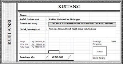 Detail Contoh Kwitansi Perusahaan Nomer 16