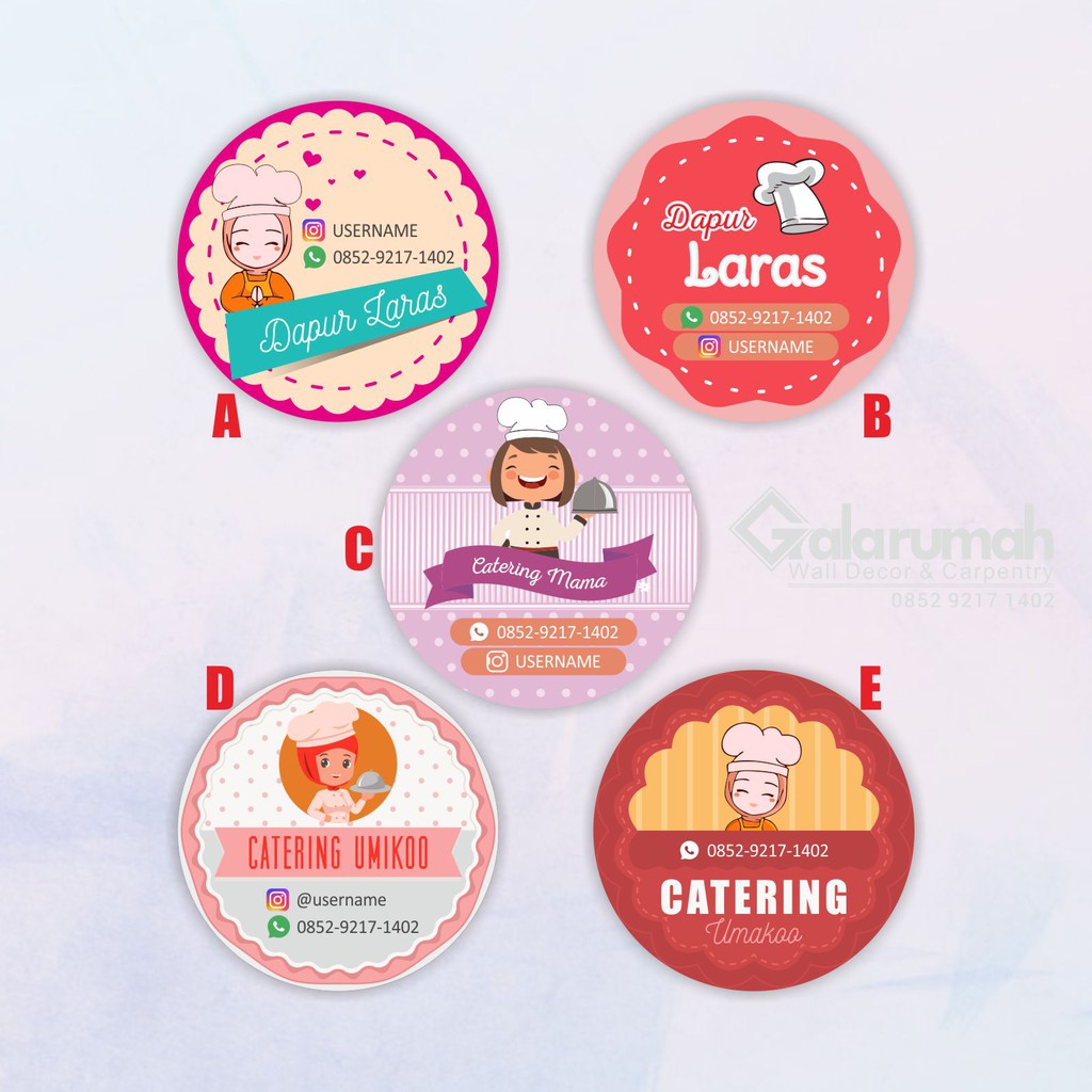 Detail Contoh Label Catering Nomer 7