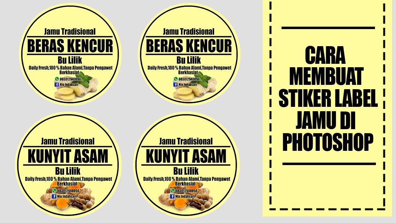 Detail Contoh Label Jamu Nomer 5