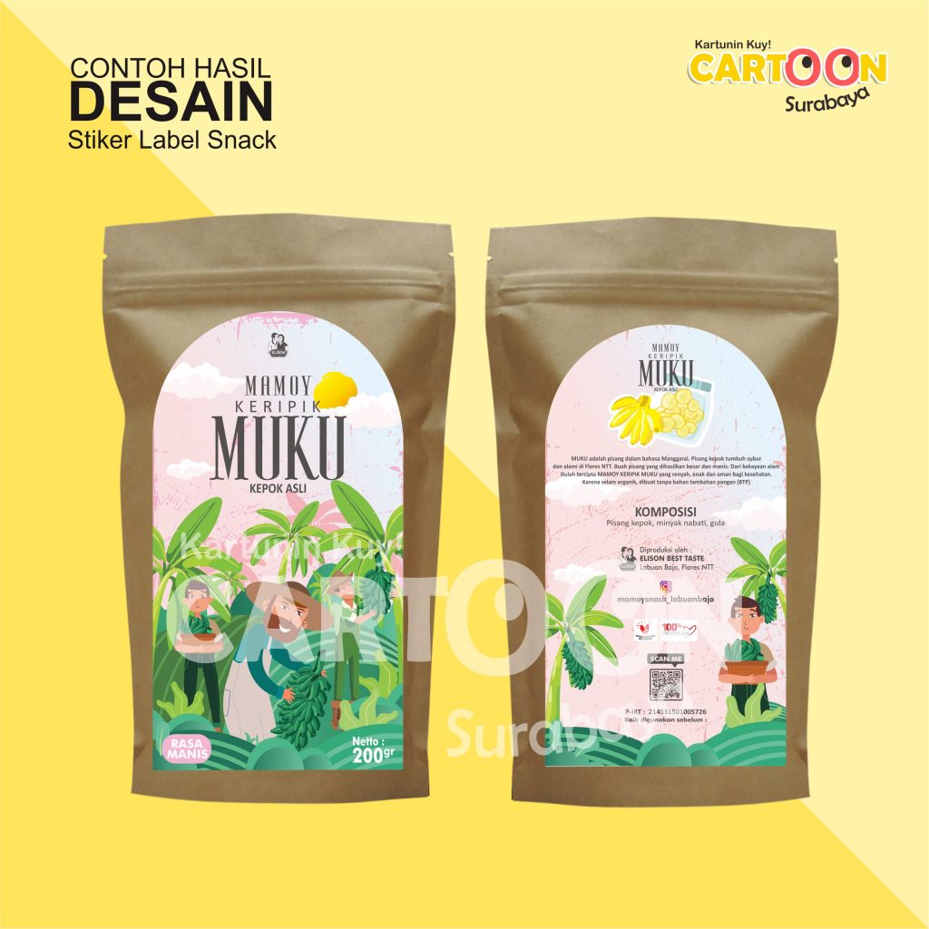 Detail Contoh Label Keripik Pisang Nomer 53