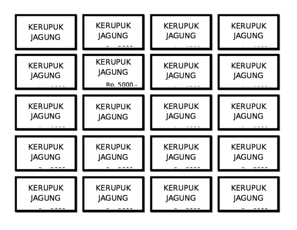 Detail Contoh Label Kerupuk Nomer 12