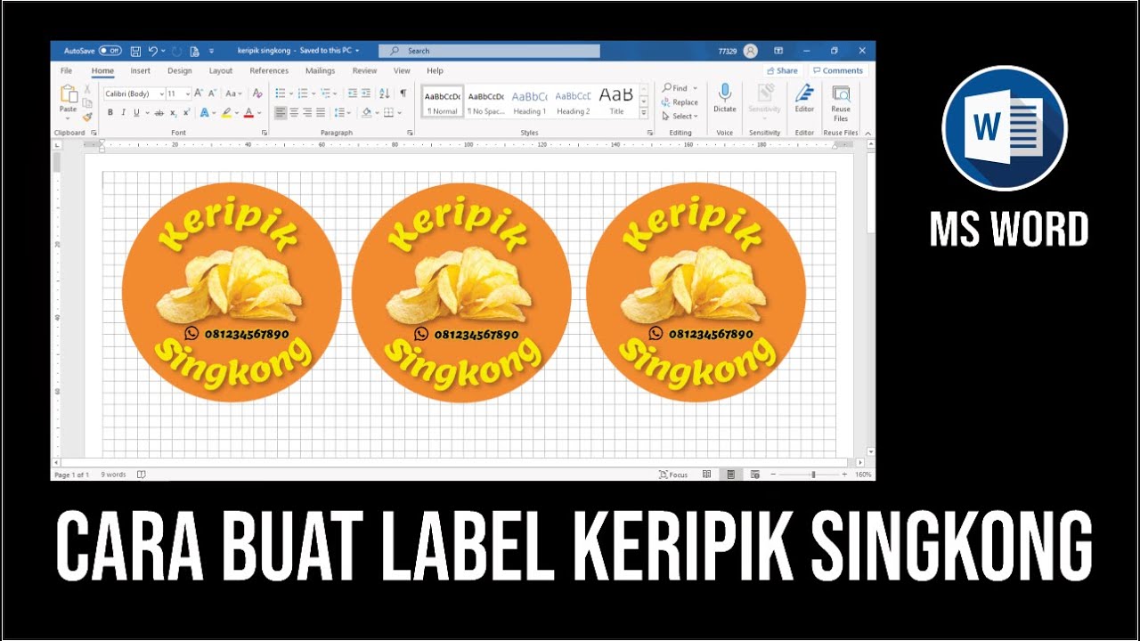 Detail Contoh Label Kerupuk Nomer 29