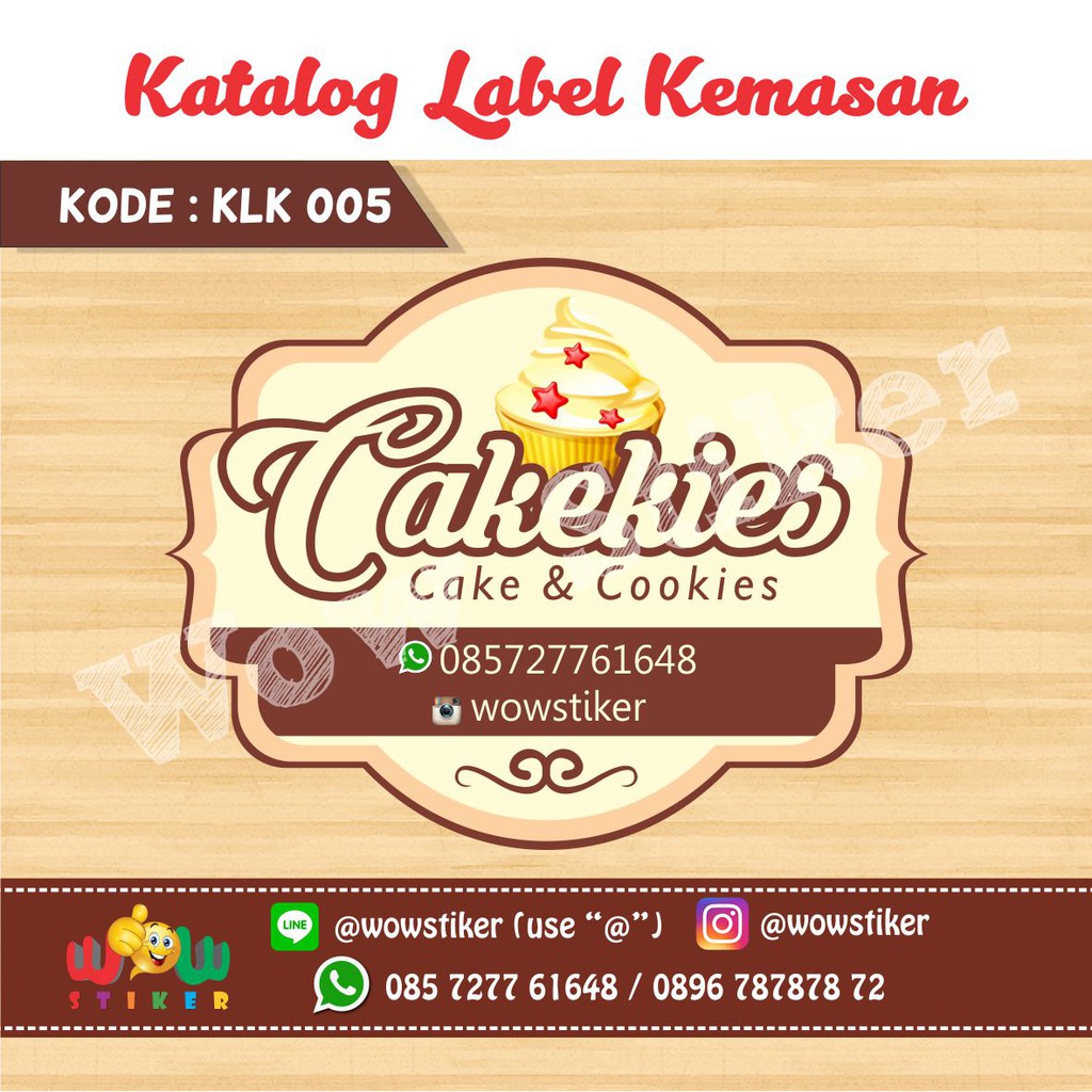 Detail Contoh Label Kue Nomer 12