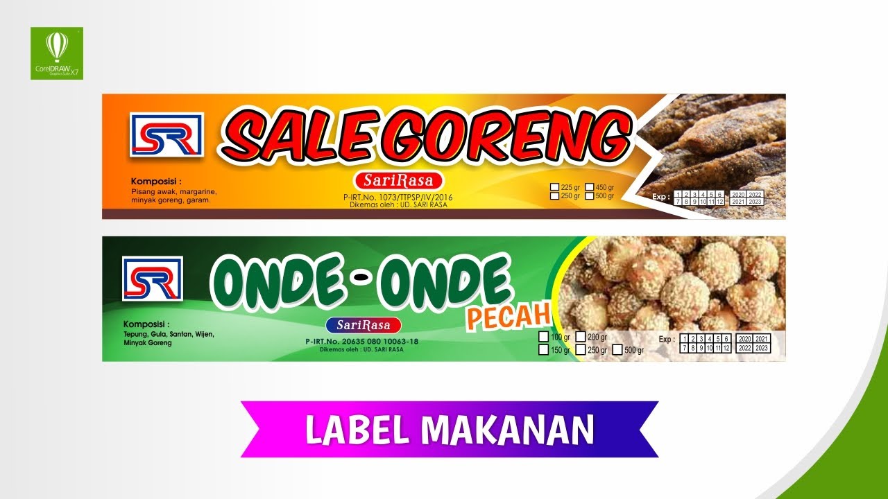 Detail Contoh Label Makanan Ringan Nomer 4