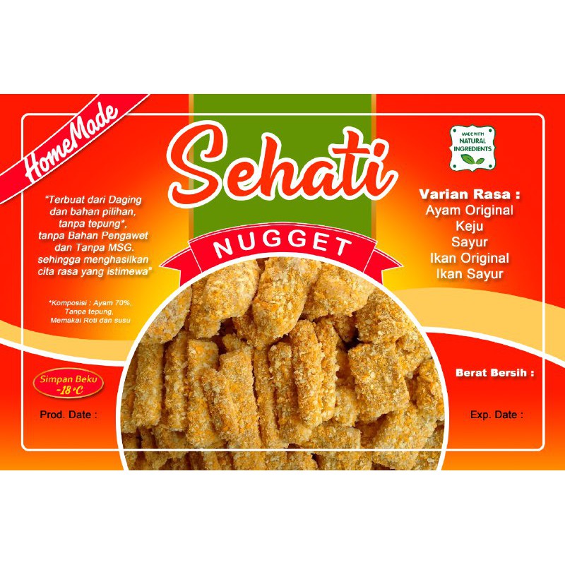 Detail Contoh Label Nugget Ayam Nomer 25