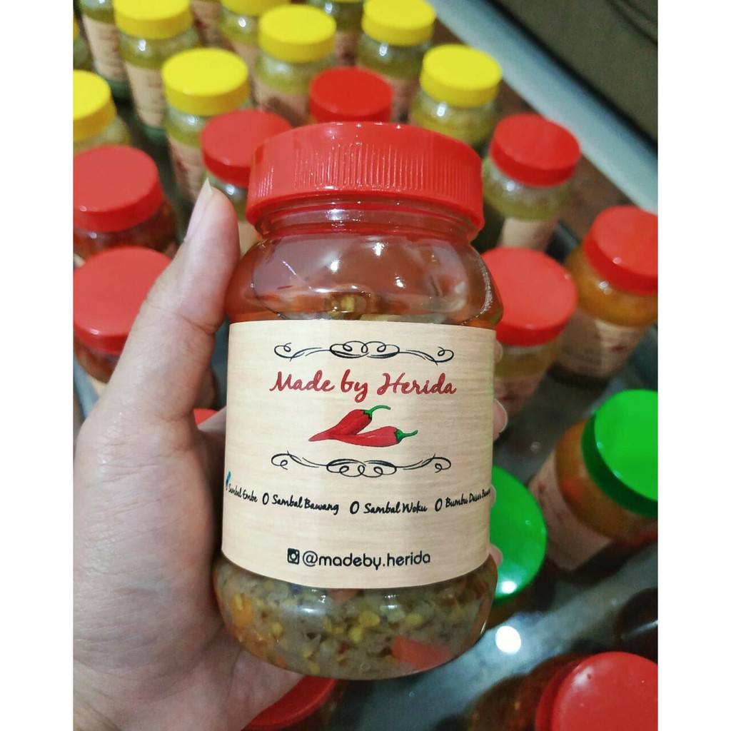 Detail Contoh Label Sambal Nomer 32