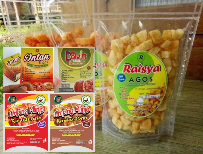 Detail Contoh Label Snack Nomer 32