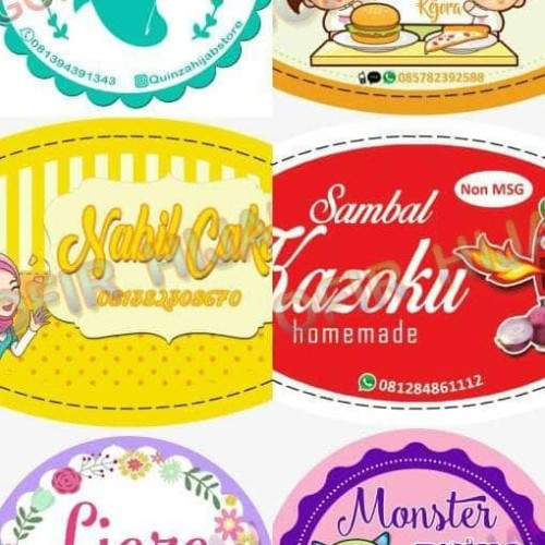 Detail Contoh Label Stiker Makanan Nomer 52