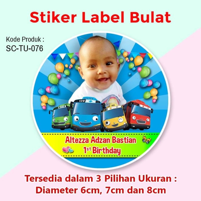 Detail Contoh Label Ulang Tahun Nomer 19