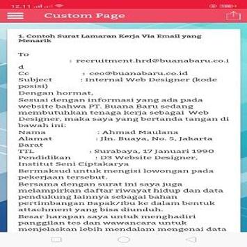 Download Contoh Lamaran Via Email Nomer 21