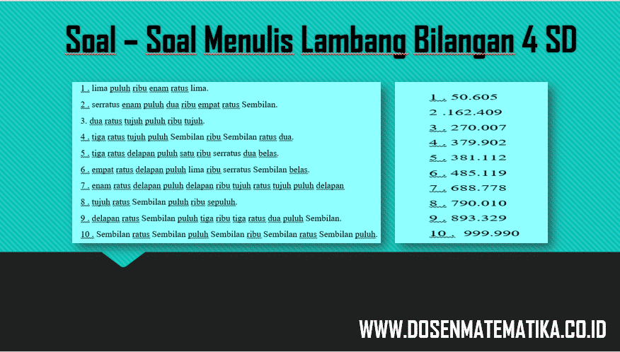 Detail Contoh Lambang Bilangan Nomer 15