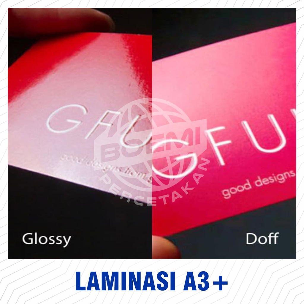 Detail Contoh Laminasi Doff Dan Glossy Nomer 6