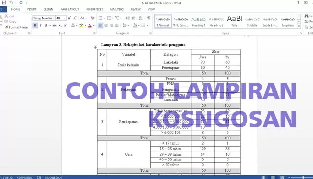 Detail Contoh Lampiran Proposal Nomer 24