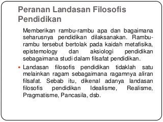 Detail Contoh Landasan Filosofis Pendidikan Nomer 24