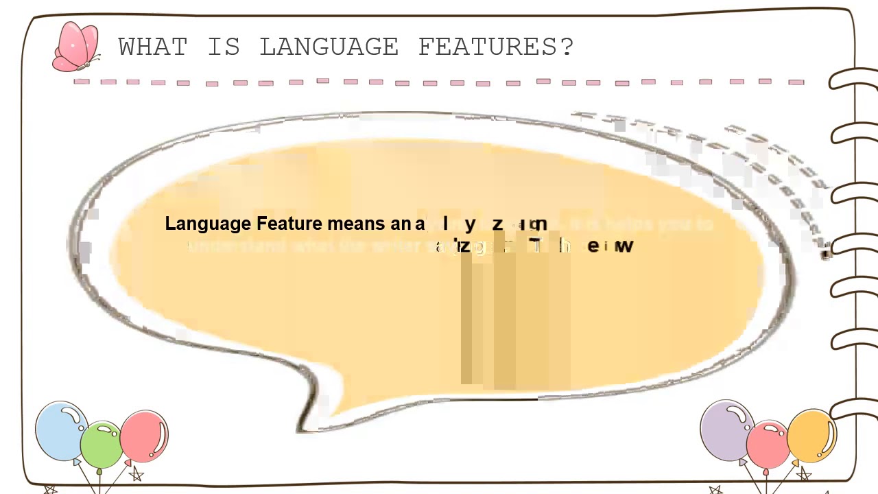 Detail Contoh Language Features Nomer 33