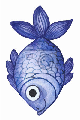 Detail Fisch Aquarell Nomer 11