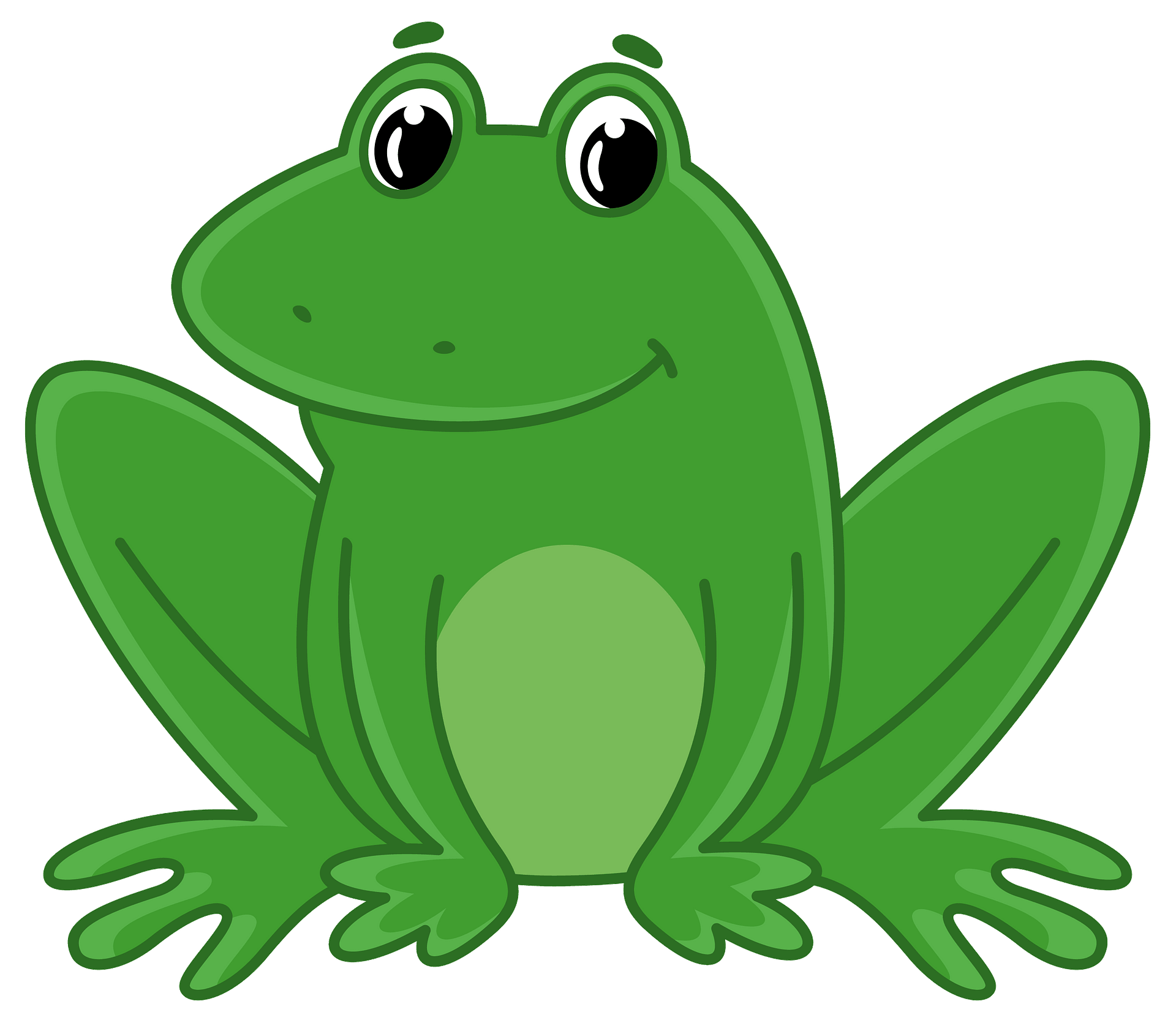 Detail Frog Clipart Nomer 15