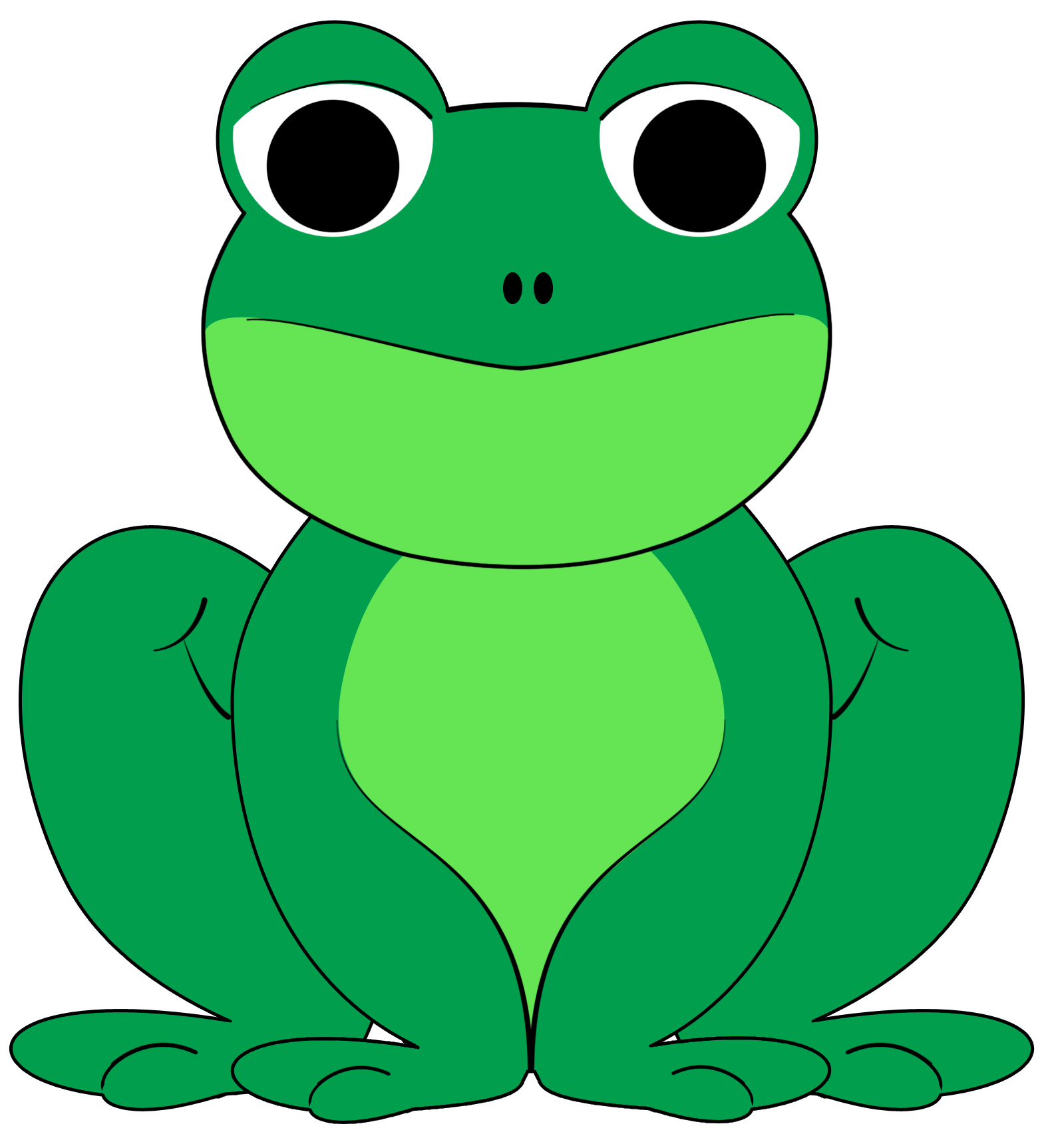 Detail Frog Clipart Nomer 7