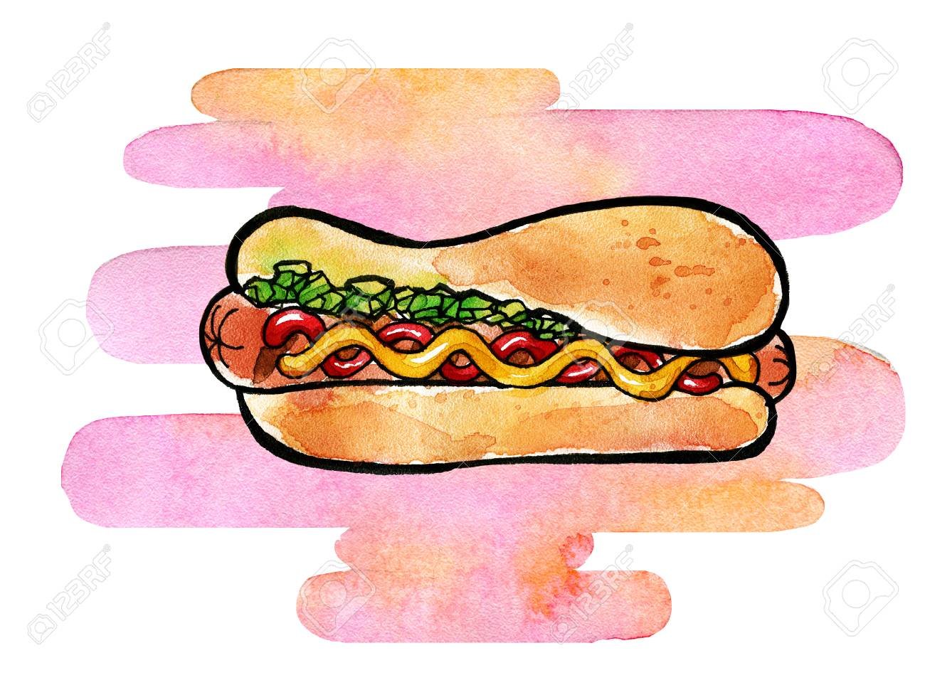 Detail Hot Dog Malen Nomer 22