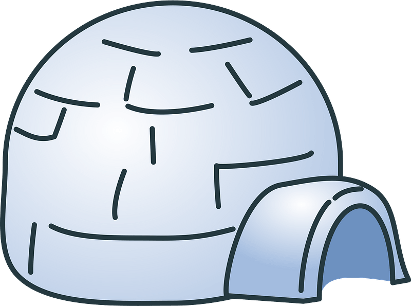 Detail Igloo Illustration Nomer 19