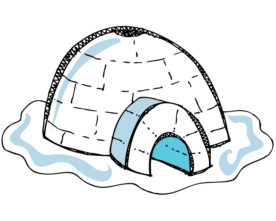 Detail Igloo Illustration Nomer 21